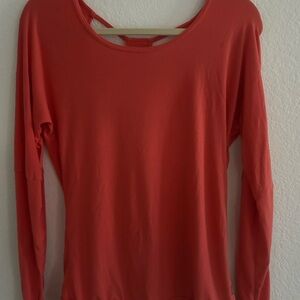 Born Primitive Vibrant Coral Long Sleeve Top